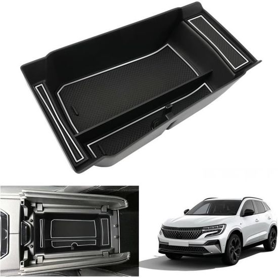 Organisateur Portière Renault Austral 2023-2024 GAFAT - 4 Pièces - Rangement Poignée Anti-Désordre