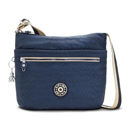 Sac à Bandoulière Kipling Basic Plus Arto - Sparkled Beige - Neuf Avec Étiquettes