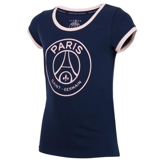 T-shirt Officiel Paris Saint-Germain PSG Pour Enfant - Collection Licenciée - 100% Coton - Parfait Supporter