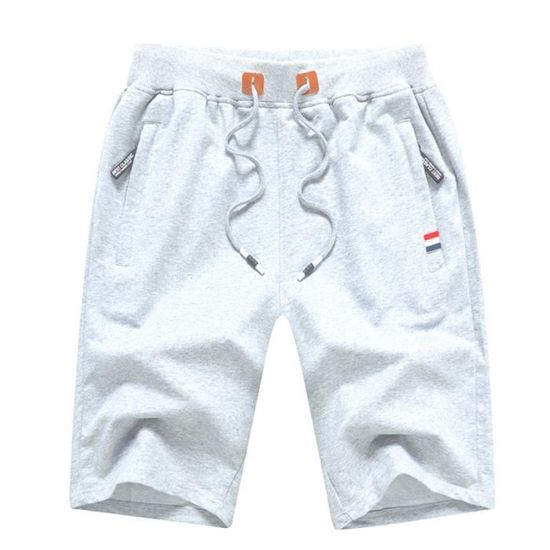 Wayleb Short Sport Homme, Short Homme Coton Leger avec Poche Zippée, Shorts  et Bermudas Homme, XL+A-Vert foncé : : Mode