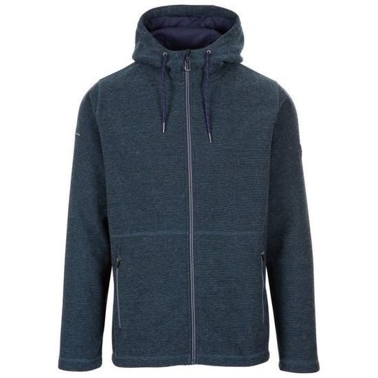 Veste Rembourrée Trespass Homme Avec Capuche - Bleu, Neuve Avec étiquettes