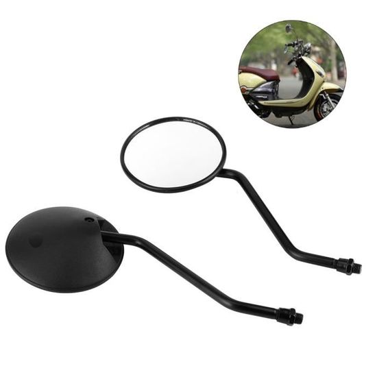 Magazi rétroviseurs moto ancier roundie chromé 8mm pour Suzuki scooter