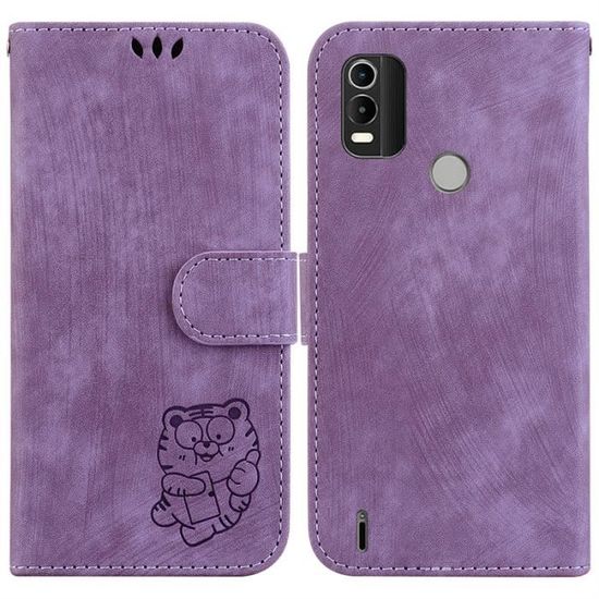Étui Portefeuille Magnétique En Cuir Fin Pour Nokia C21 Plus - Coque Avec Support, Pochette Cartes