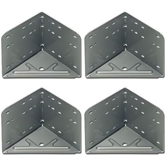 Secotec Vas3 Equerre Pour Coin De Lit En Acier Gris Argente Lot De 4 115 X 115 X 133 Mm 4 Cdiscount Maison Secotec Vas3 Equerre Pour Coin De Lit En Acier Gris Argente Lot De 4 115 X 115 X 133 Mm 4 Cdiscount Maison