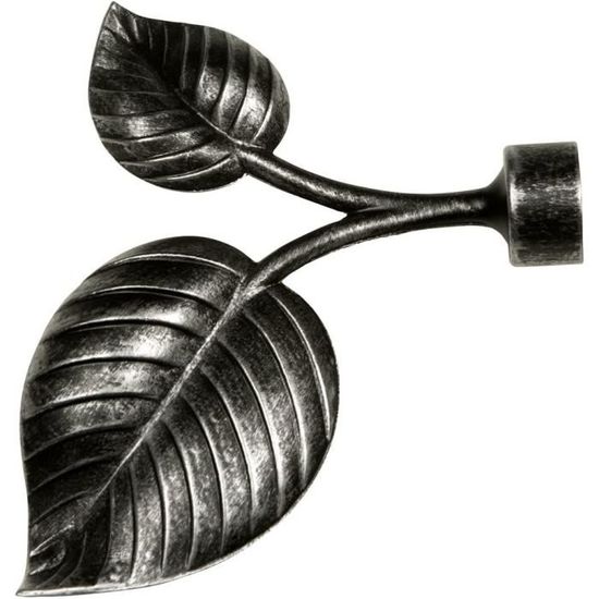 Embouts Cadiz Pour Tringle Acier D20 - La Paire Doré Mat