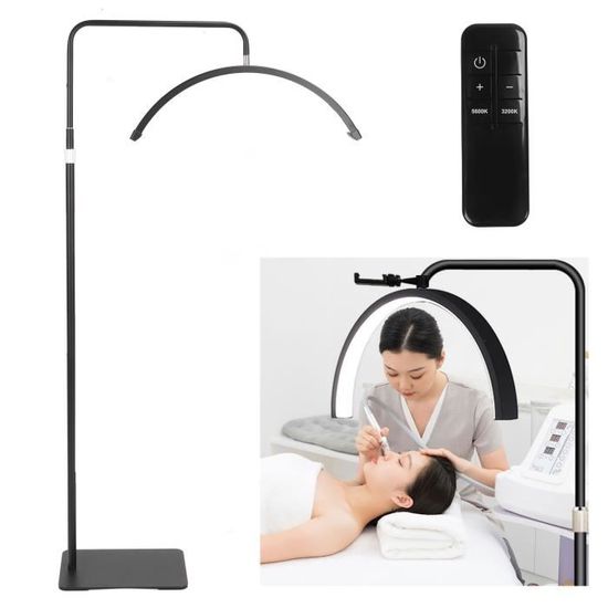 Lampe de Sol Led Minimaliste | Silhouette Faciale Abstraite