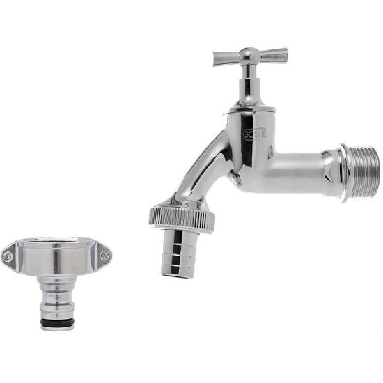 Robinet D Ext rieur Chrom Filetage Bsp 3 4 Avec Embout Cannel 1 