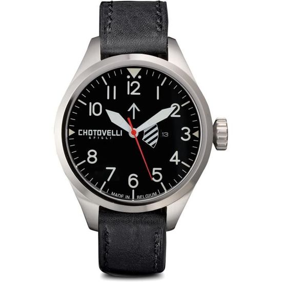 Cadran De Montre Militaire Blanc - Diamètre 29 Mm - Chiffres Arabes - Occasion Très Bon État