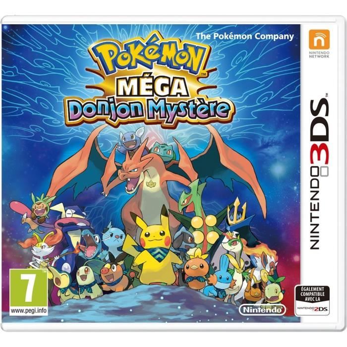 Nintendo Pokémon Méga Donjon Mystère Jeu 3DS