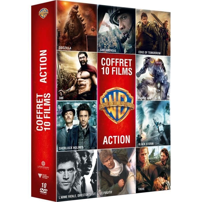 Coffret 10 films action - DVD