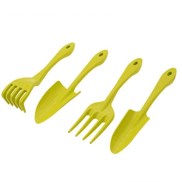 PALISAD - Ensemble d'outils de jardin en polypropylène - 4 pcs