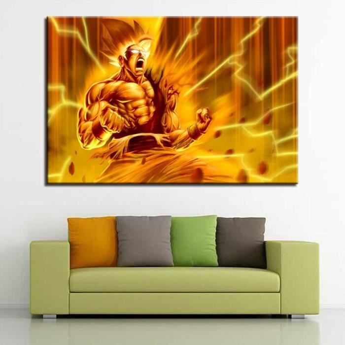 LB20121 Moderne toile peintures mur Art cadre décor à la maison HD imprime 1 pièce-pcs Dragon Ball Z Super photos dessin animé Anime
