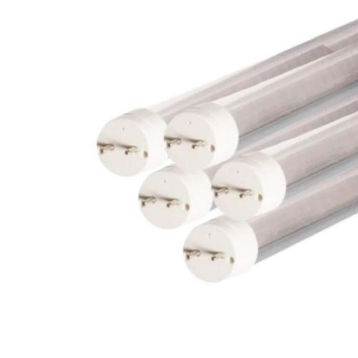 Tube Néon LED 60cm T8 10W (Pack de 5) - Blanc Neutre 4200k - 5500k Silumen