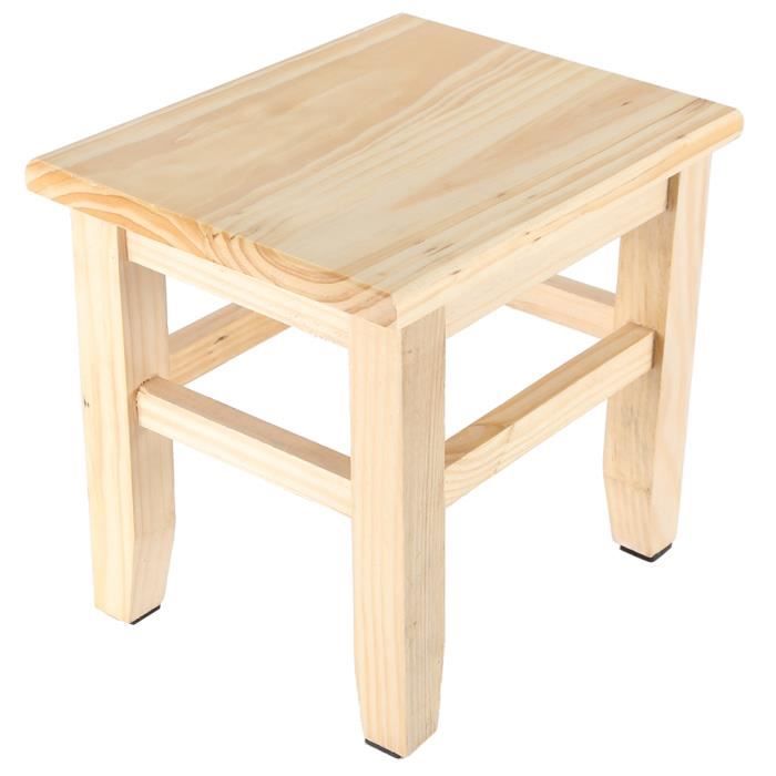 Tabouret en bois, tabouret en bois massif, chambre de haute qualité pour salle de bain salle de bain buanderie