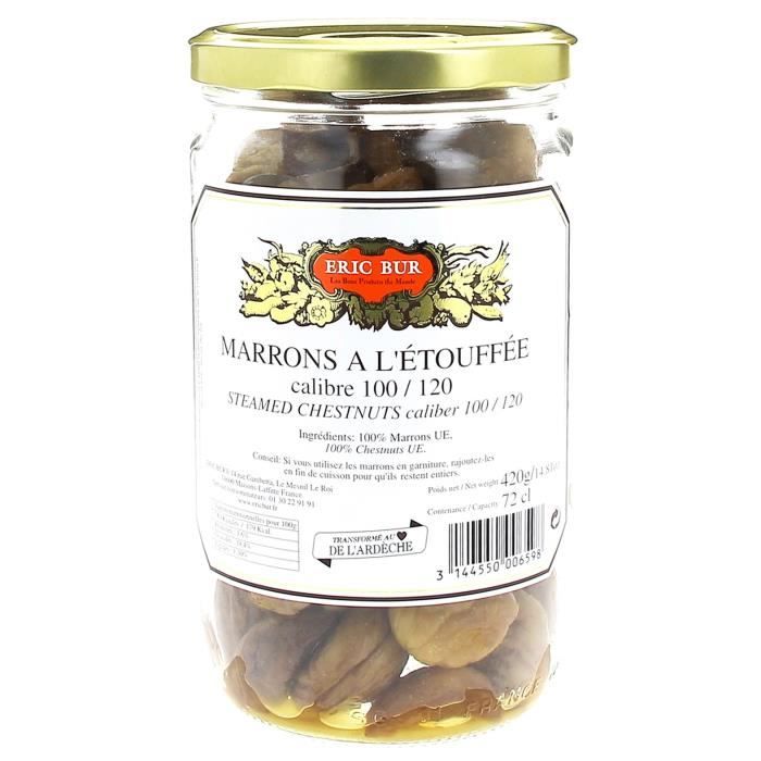 ERIC BUR Marrons à l'Etouffée 420g