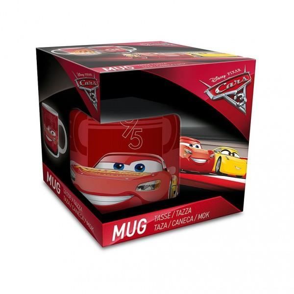 Lot de 2 Tasse Mug Cars 3 Disney Pixar - Modèle Aléatoire - Flash Mc Queen Cadeau Anniversaire Garcon Voiture - 463