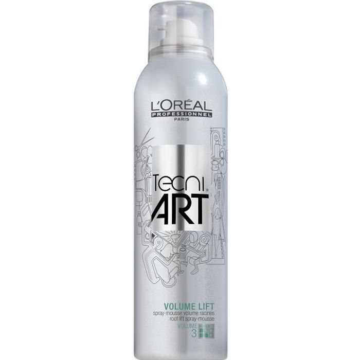 L'Oréal Professionnel Spray-mousse volume racines Volume Lift Tecni Art 250ml, Coiffant Cheveux Spray Volume