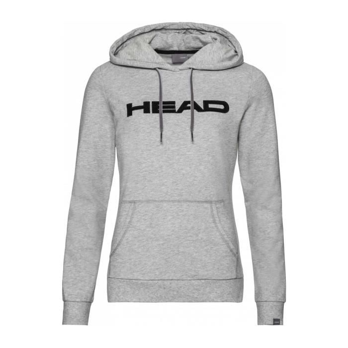 Head - Club Rosie Sweat à capuche Femmes Tennis chandail (gris) - XS