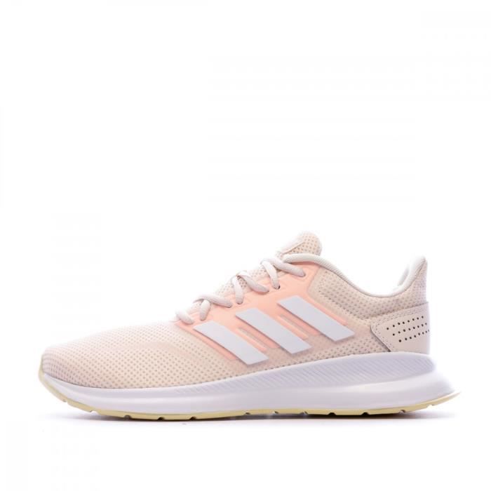 Chaussures de Running Roses Femme Adidas Runfalcon