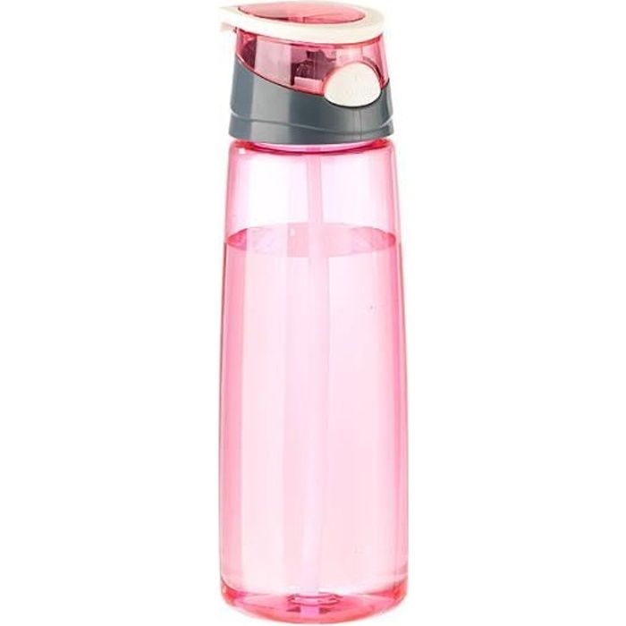 Gourde 700 ml à ouverture rapide - Rose