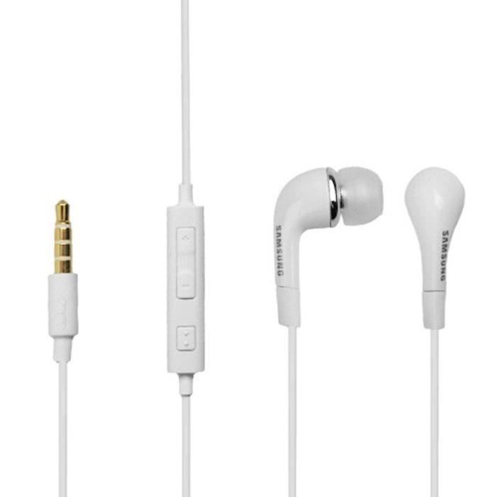 Galaxy Grand Prime Kit piéton stéréo Blanc d'origine Samsung