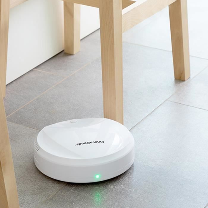 SHOP-STORY - ROVAC 1000 : Le Robot Aspirateur Intelligent Rechargeable au Design Compact