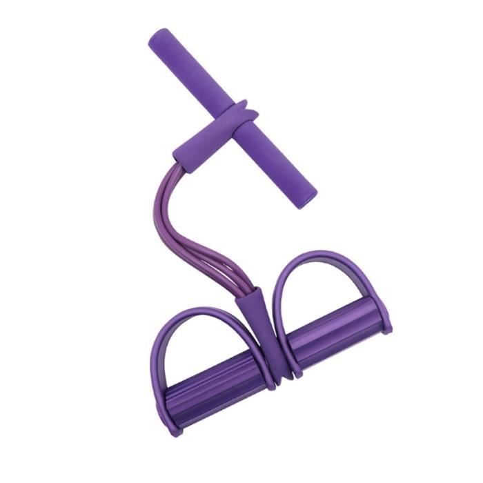Violet Nouvellement ÉLastique Fitness Asseyez-Vous Tirez sur Corde Exerciseur Abdominal ÉQuipement Sport à Domicile Tirez sur Corde