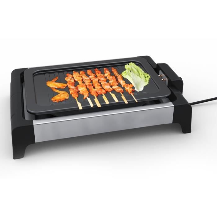 Grille viande électrique - Compatible lave vaisselle - 1500W - Triomph ETF1493