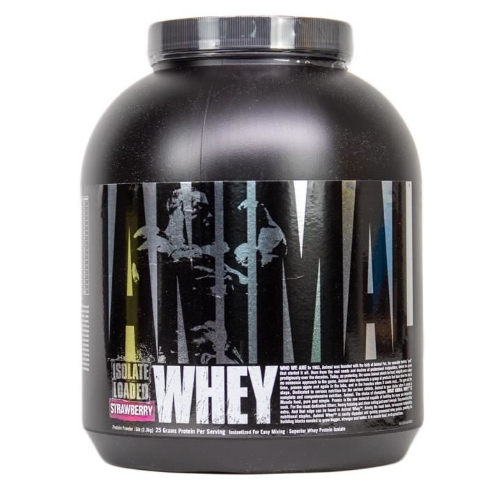Animal Whey 5lbs Fraise Universal Nutrition Proteine