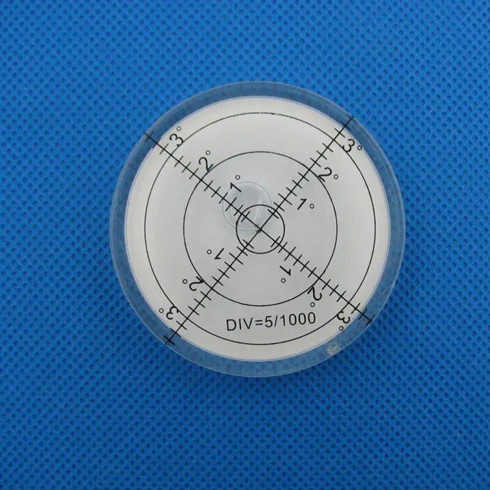 Niveau à Bulle Circulaire 60x12mm En Métal Magnétique Résistant Aux Chocs - Précision Professionnelle