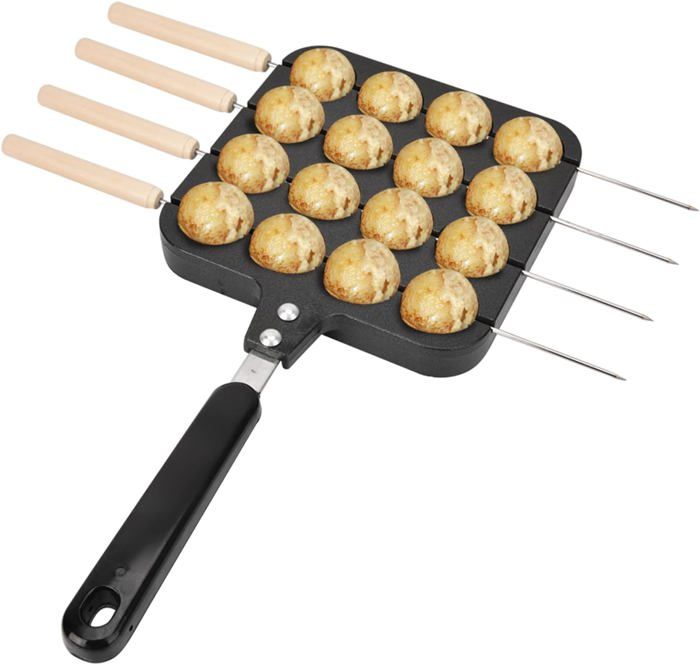 Sartén Para Takoyaki Antiadherente: Haz Bolas De Pulpo Japonesas En Casa Fácilmente