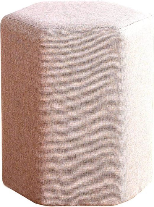 Tabouret Ottoman Rond Carré En Daim Gris – Pouf Pouf Repose