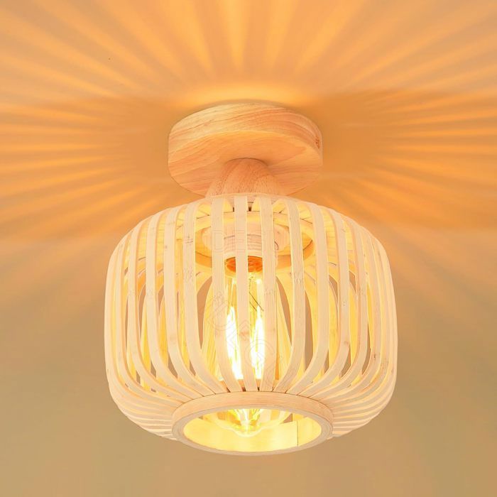 Plafonnier Design Hofstein LED, Lampe à Suspension Moderne, Blanc, Pour Salon, Chambre, Couloir