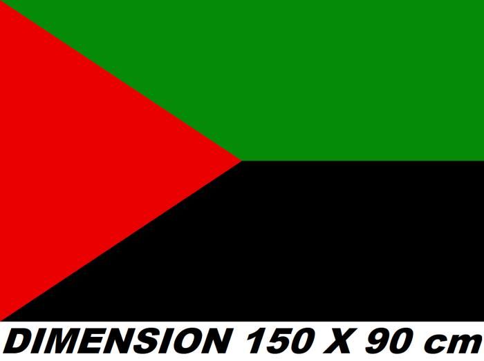 Sticker avec l'œuvre « Drapeau Martinique Madinina » de l'artiste afroneg