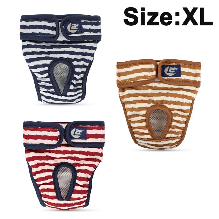 Comparer les prix de Lot de 3 couches lavables pour femmes, confort pour chiens en chaleur, pantalons physiologiques pour chiennes.