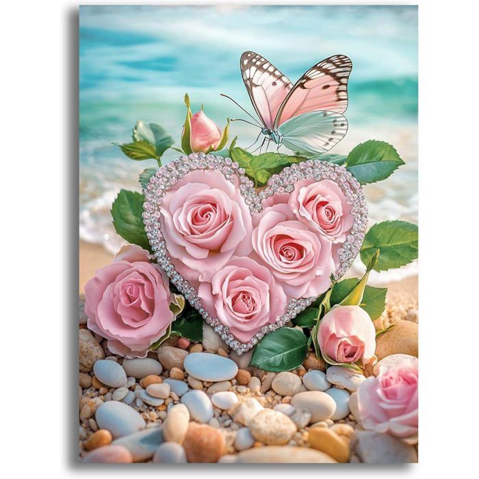 Carte De Vœux Artisanale 5D – Papillon Cristal – Fait Main
