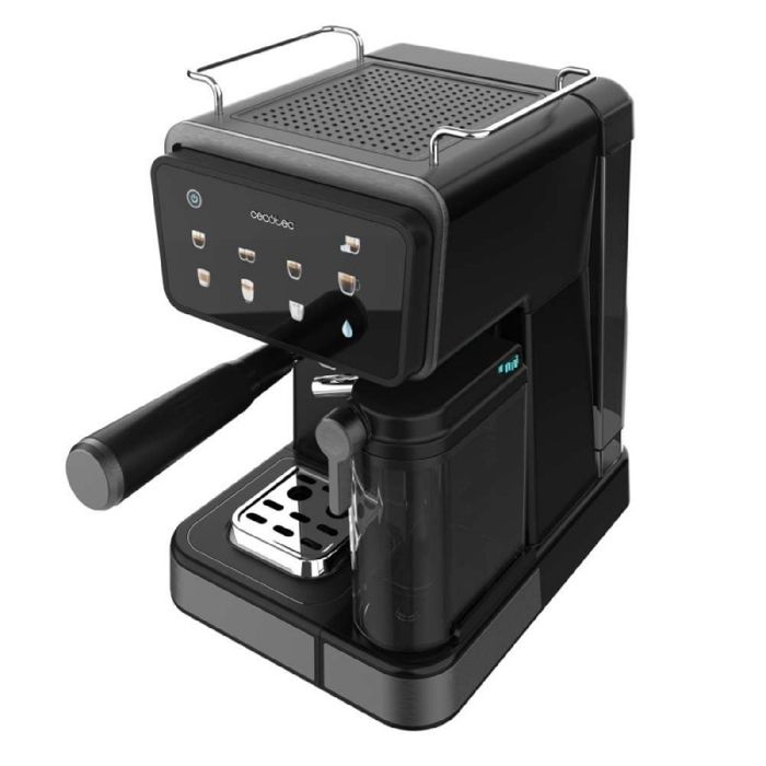 Cecotec Machines à Café Expresso Semi automatiques Power Espresso Touch ColdBrew Latte. 1350W 20 Bars Froid Tiède ou Chaud
