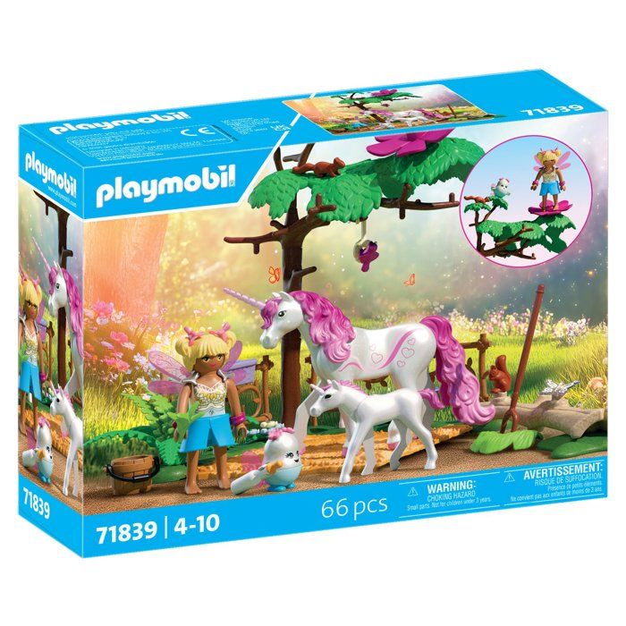 Playmobil Magic Unicorns 71839 Ecurie licorne magique : maman & poulain - vue 2