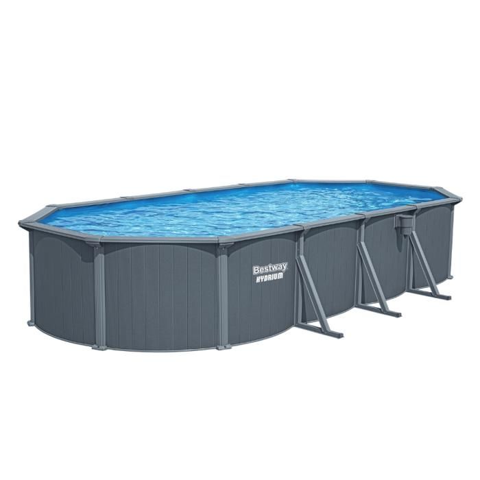 Piscine tubulaire ronde Ø7 30 x H.1 32 pvc et acier Bestway Hydrium 561CW - vue 2