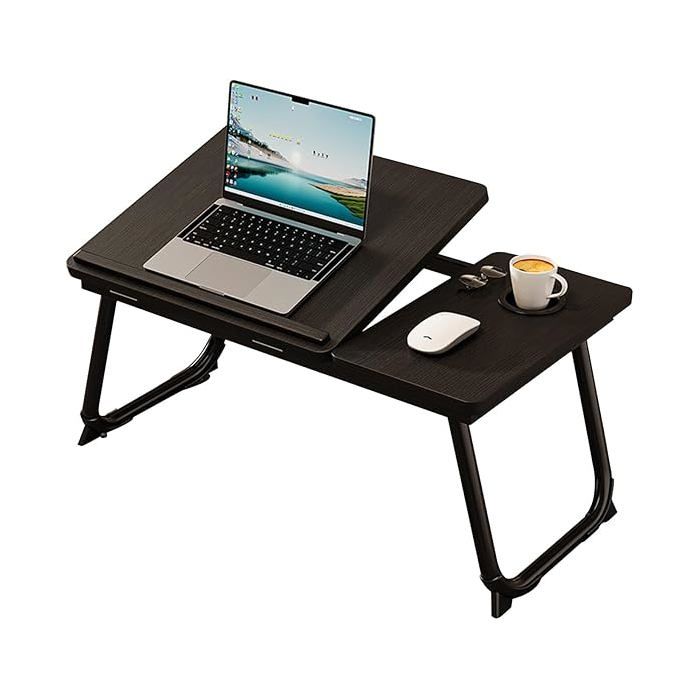 FRW0006 Table pliable pour ordinateur portable avec porte-gobelet pour lit et canapé table de lit et de petit déjeuner TABLE MURALE