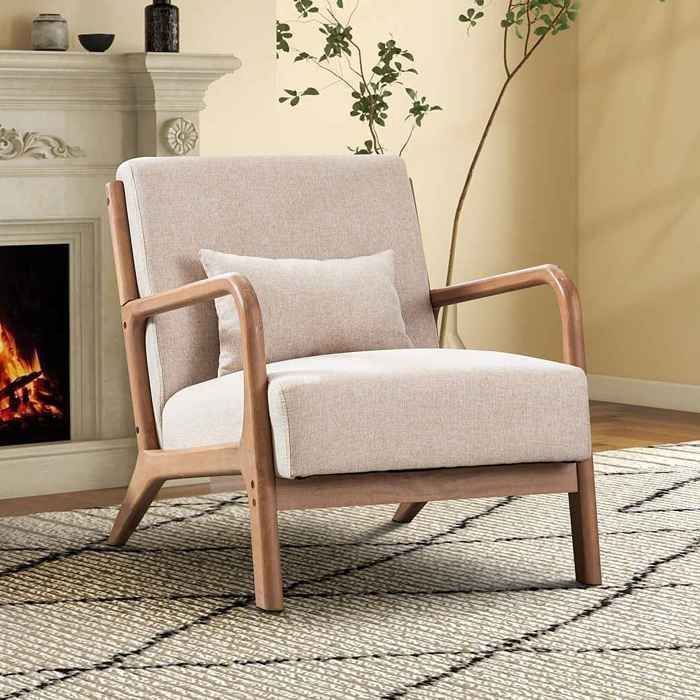 Fauteuil dappoint salon avec coussin