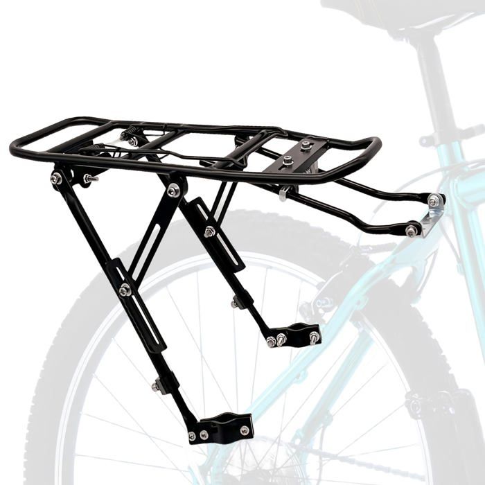 Porte-Bagages vélo arrière Ajustable Universel pour VTT Installation Rapide capacité Forte pour Cyclisme de Montagne et Cargais