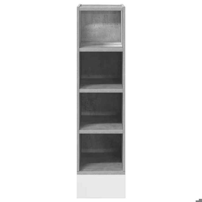 Magnifique Meuble bas Riga Gris béton 20x44 5x81 5 cm Bois dingénierie - design polyvalent - pour maison - Gris 12.45 kg 2026_612