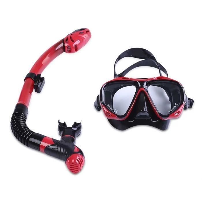 Masque et Tuba Adulte Plongée Snorkeling, Kits de Randonnée Aquatique XC722