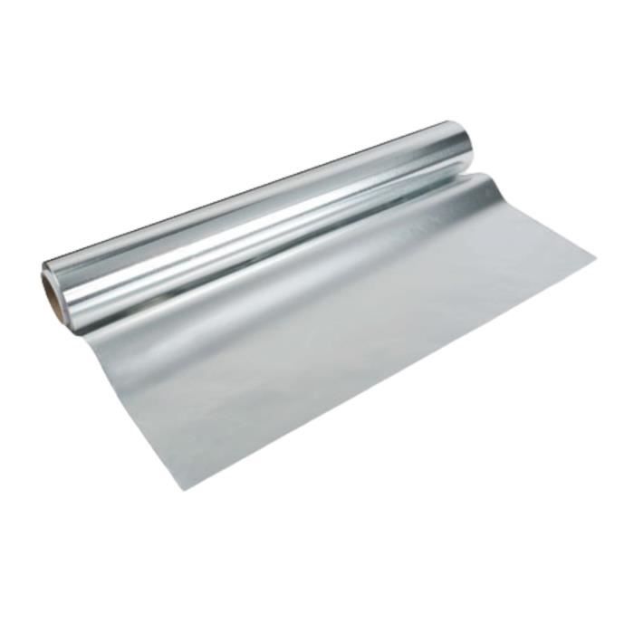 Papier aluminium en rouleau - boite distributrice - 30 cm x 200 mètres