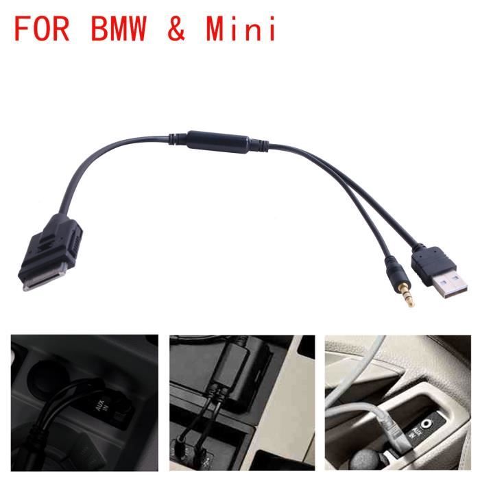 Micro USB câble de données pour BMW Musique Audio interface AUX Câble