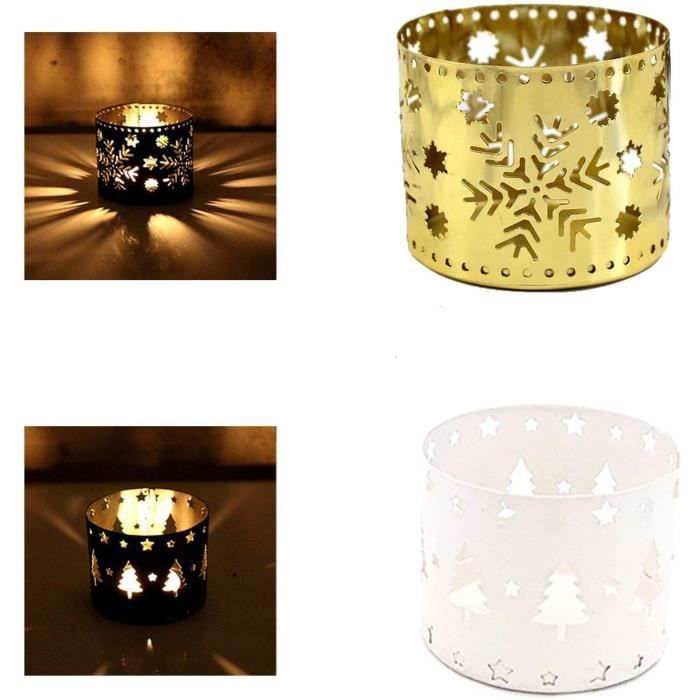 Porte Lampe à Thé En Bois - Fait Main - Style Nautical - Déco De Noël