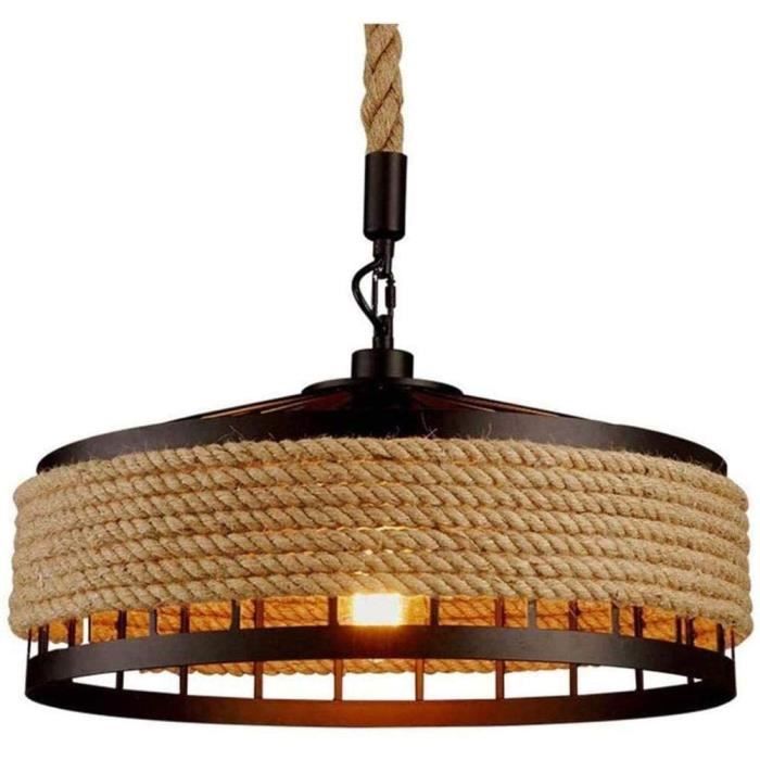 Lustre Industriel Vintage 2 Ou 3 Lampes | Suspension Plafond En Fer | Douilles E27 | Style Rétro