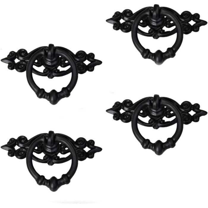 Lot De 8 Poignées De Tirage Vintage, Poignée Rétro En Alliage De Zinc