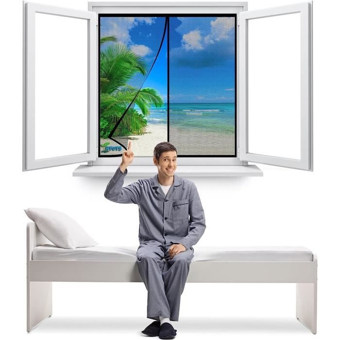 Rideau Magnétique Isolant Pour Fenêtre - Coupe-froid, Transparent, Facile à Poser, Idéal Chambre, Cuisine, Bureau - 4